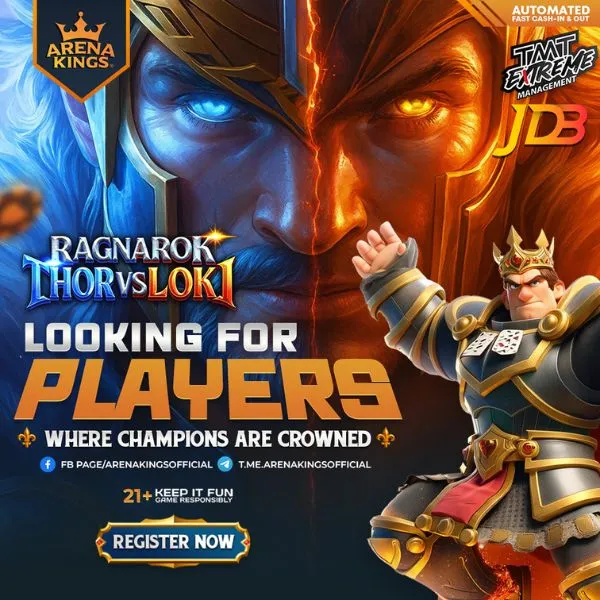 About us ArenaKings88 Ragnarok-style gaming arena welcoming players