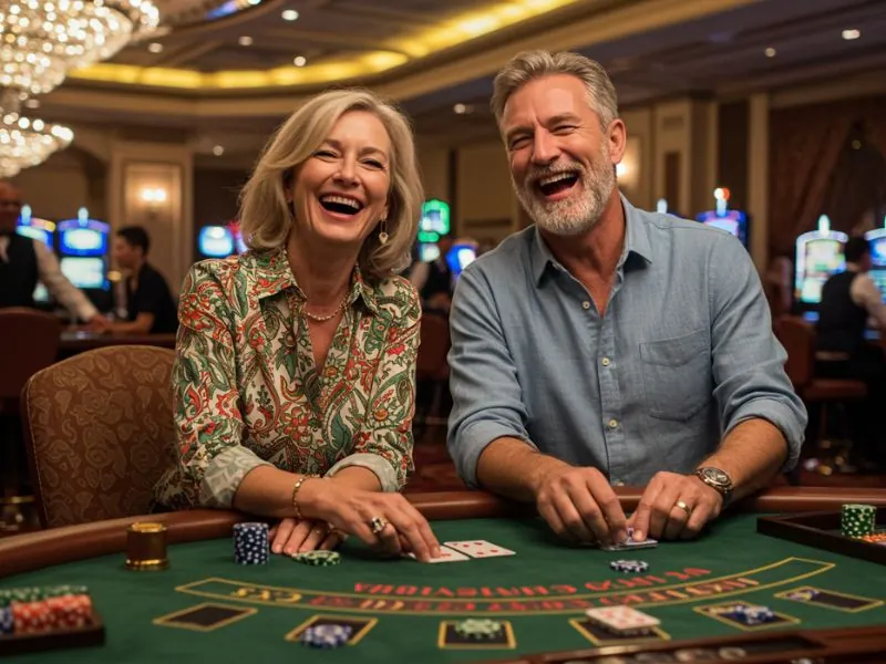 Lovely old couple spends their day playing at PH Cash Casino Login.