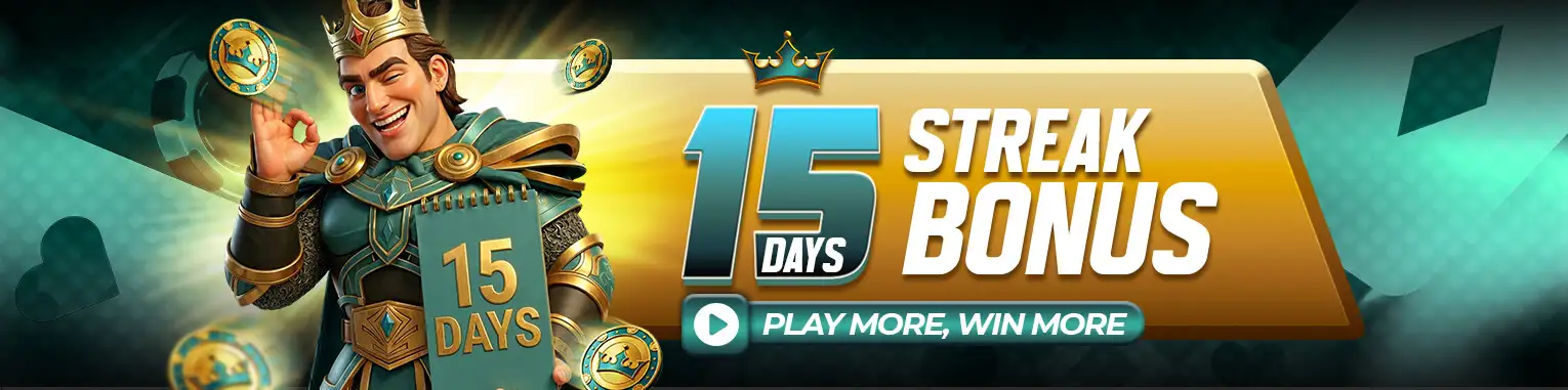 Terms and Conditions for the 15-Day Streak Bonus at ArenaKings